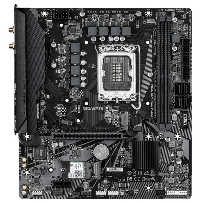 Gigabyte H610M D3H WIFI DDR4 Intel LGA 1700 , 2x DDR4 ~64GB, 1 x HDMI, 1x PCI x16, 1x PCI=E x1,1x... - Image 2