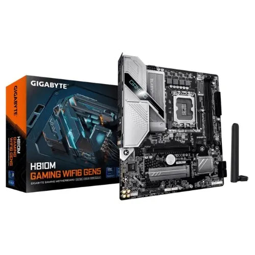 Gigabyte H810M G WIFI6 GEN5 MB Intel LGA 1851 ATX Motherboard, 2x DDR5 ~128GB, 1x PCI-E x16, 1x P...