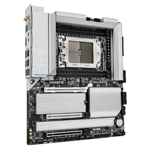 (LS) Gigabyte TRX50 AERO D AMD Ryzen Motherboard 4x DDR5~256GB,2x PCIe x16 slots, 4x M.2, 8x SATA... - Image 3