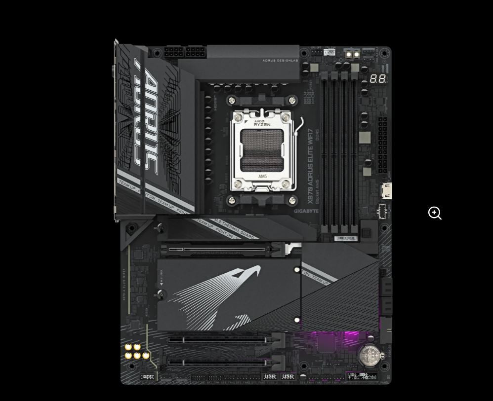 Gigabyte X870 AORUS ELITE WIFI7 AMD AM5 ATX Motherboard 4x DDR5~256GB,3x PCIe x16, 4x M.2, 4x SAT... - Image 2