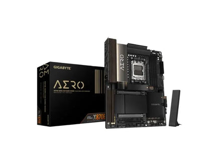 Gigabyte X870E AERO X3D DK WOOD AM5 DDR5 256GB USB4 Wi-Fi7 MT7927, RZ738 5GbE PCIe5 M.2 PCIe5/4 H...