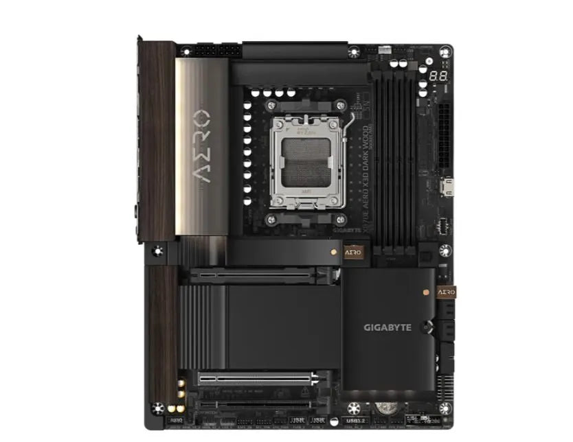 Gigabyte X870E AERO X3D DK WOOD AM5 DDR5 256GB USB4 Wi-Fi7 MT7927, RZ738 5GbE PCIe5 M.2 PCIe5/4 H... - Image 2