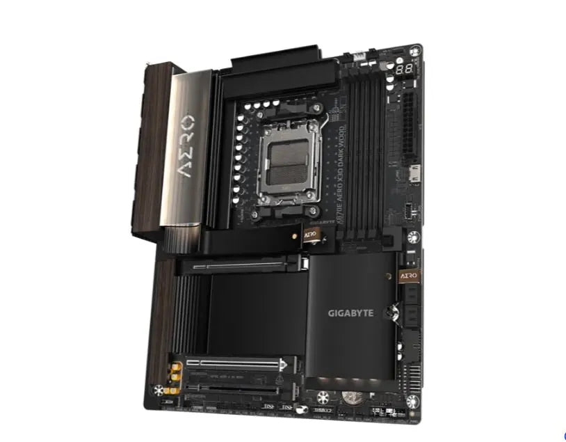 Gigabyte X870E AERO X3D DK WOOD AM5 DDR5 256GB USB4 Wi-Fi7 MT7927, RZ738 5GbE PCIe5 M.2 PCIe5/4 H... - Image 3