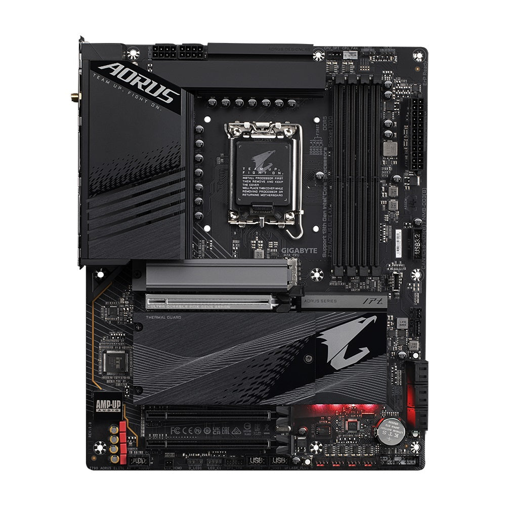 Gigabyte Z790 AORUS ELITE AX 1.0 Intel LGA 1700 ATX Motherboard, 4x DDR5 ~128GB, 3x PCI-E x16, 4x... - Image 2