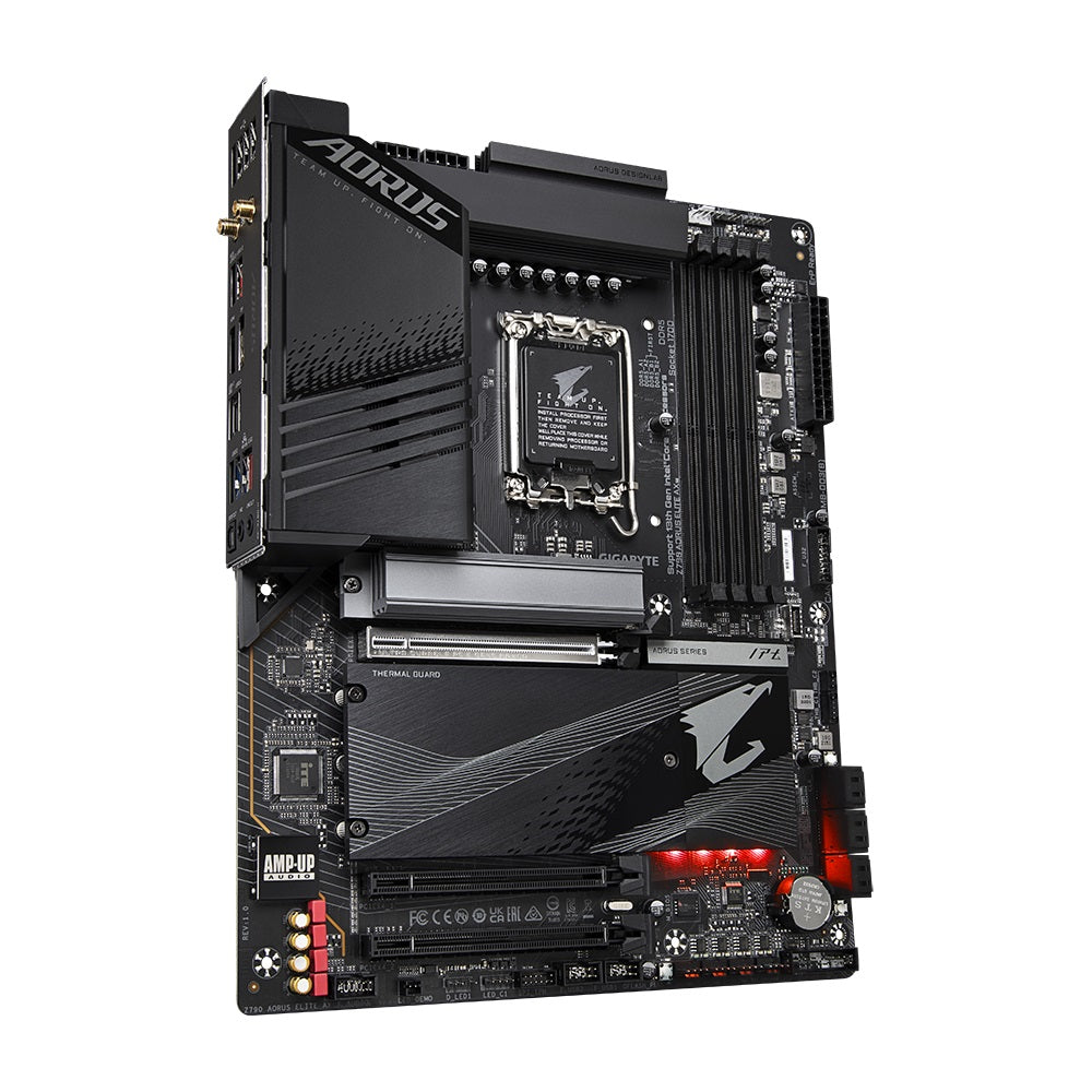 Gigabyte Z790 AORUS ELITE AX 1.0 Intel LGA 1700 ATX Motherboard, 4x DDR5 ~128GB, 3x PCI-E x16, 4x... - Image 3