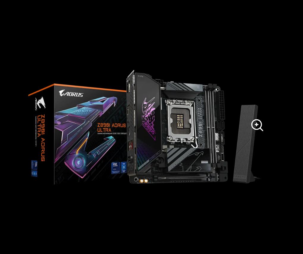 Gigabyte Z890I AORUS ULTRA Intel LGA 1851 m-ITX Motherboard, 2x DDR5 ~128GB, 1x PCI-E x16, 2x M.2...