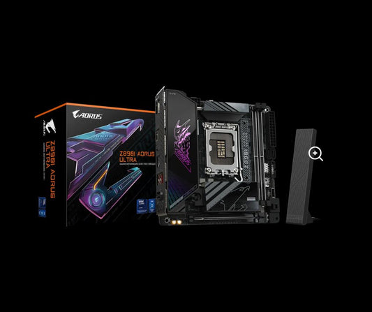 Gigabyte Z890I AORUS ULTRA Intel LGA 1851 m-ITX Motherboard, 2x DDR5 ~128GB, 1x PCI-E x16, 2x M.2...
