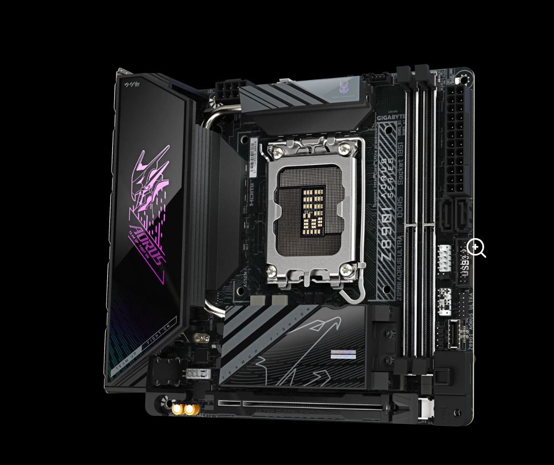 Gigabyte Z890I AORUS ULTRA Intel LGA 1851 m-ITX Motherboard, 2x DDR5 ~128GB, 1x PCI-E x16, 2x M.2... - Image 3