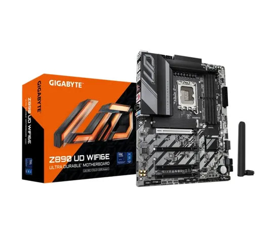 Gigabyte Z890 UD WIFI6E Intel LGA 1851 ATX Motherboard, 4x DDR5 ~256GB, 4x PCI-E x16, 3x M.2, 4x...