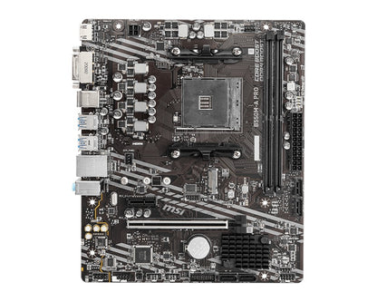 MSI B550M-A PRO Motherboard AMD Ryzen AM4, 2xDDR4, support up to 64GB, 1xPCIe 4.0/3.0 x16 slot, 2... - Image 2