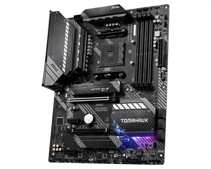 MSI MAG B550 TOMAHAWK ATX Motherboard, AMD Ryzen AM4, 4xDDR4, 1xPCIe4.0 x16slots, 2xPCIe3.0 x16sl... - Image 2