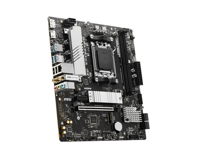 MSI B650M BOMBER WIFI AMD AM5 MATX Motherboard, 2x DDR5 ~128GB, 1x PCI-E x16, 2x M.2, 4x SATA,  6... - Image 3