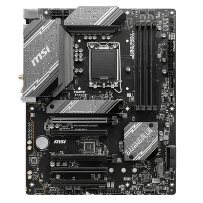 MSI B760 GAMING PLUS WIFI  ATX Motherboard, 4x DDR5~192GB, 5x PCI-E x 16, 2x M.2, 4x SATA, 2x USB... - Image 2