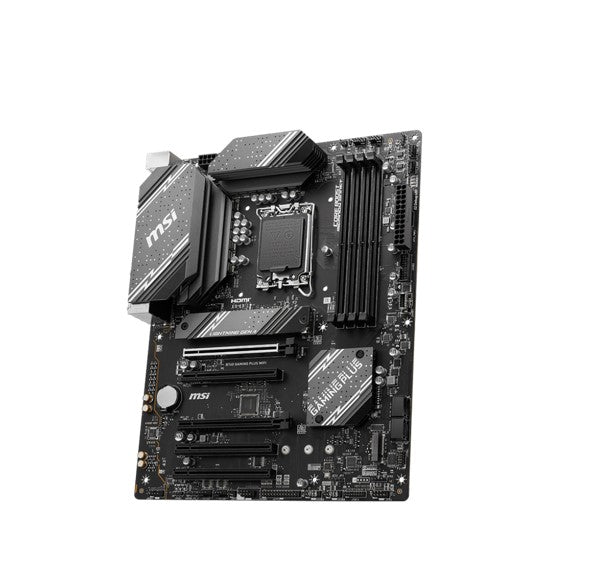 MSI B760 GAMING PLUS WIFI  ATX Motherboard, 4x DDR5~192GB, 5x PCI-E x 16, 2x M.2, 4x SATA, 2x USB... - Image 3