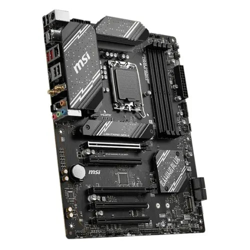 MSI B760 GAMING PLUS WIFI  ATX Motherboard, 4x DDR5~192GB, 5x PCI-E x 16, 2x M.2, 4x SATA, 2x USB... - Image 3