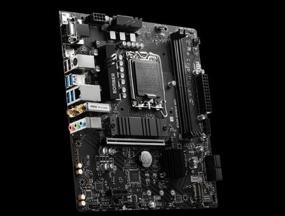 MSI PRO B760M BOMBER WIFI  mATX Motherboard, 4x DDR5~128GB, 2x PCI-E x 16, 1x PCI-E x 1, 2x M.2,... - Image 3
