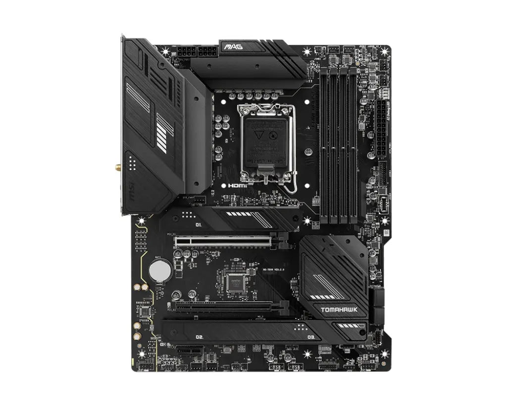 MSI MAG B760 TOMAHAWK WIFI ATX Motherboard, 4x DDR5~192GB, 2x PCI-E x 16, 1x PCI-E x 1,  3x M.2,... - Image 2