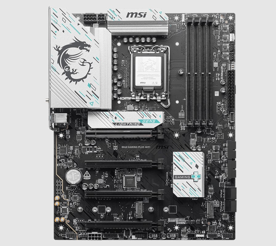 MSI B860 GAMING PLUS WIFI, INTEL B860, 4x DDR5 256GB, 1x HDMI, 4x PCI-E x16, 3x M.2, 4x SATA, 8x... - Image 2