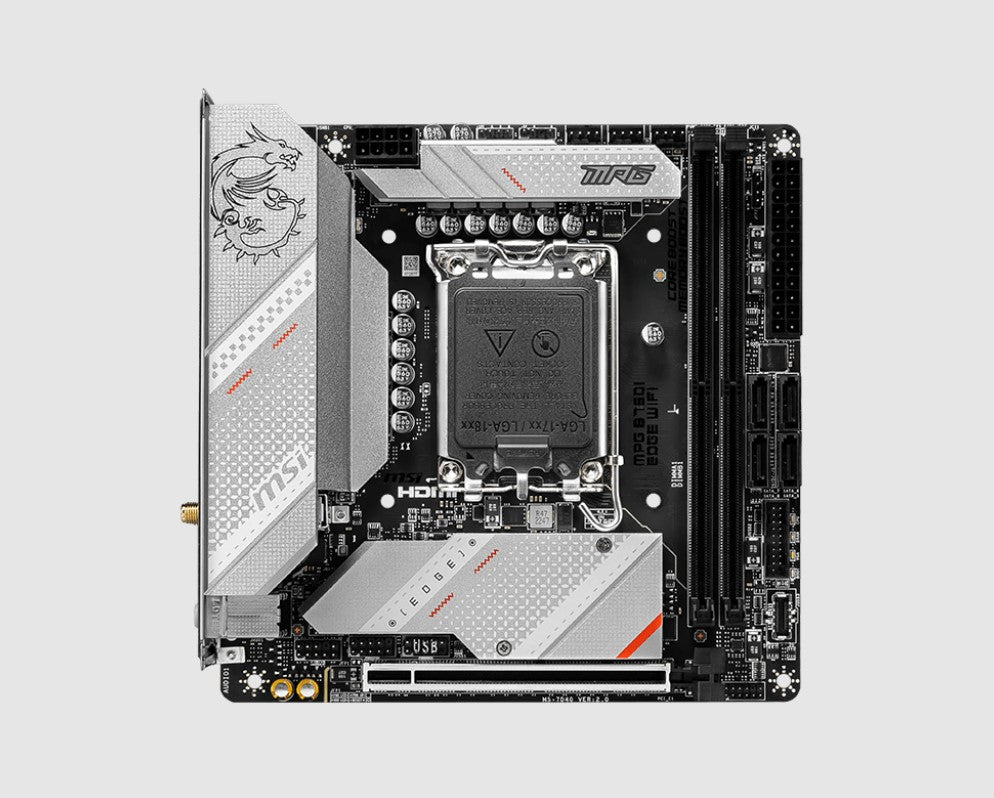 MSI MPG B760I EDGE WIFI Motherboard, 2x DDR5~128GB, 1x PCI-E x16, 2x M.2, 4x SATA, 4x USB 2.0, 2x... - Image 2