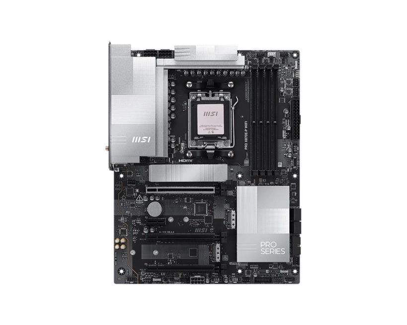 MSI PRO X870E-P WIFI, AM5, X870E, Ryzen 7000-9000, DDR5-8200+, PCIe5 x16, M.2 Gen5, WiFi7, BT5.4,... - Image 2