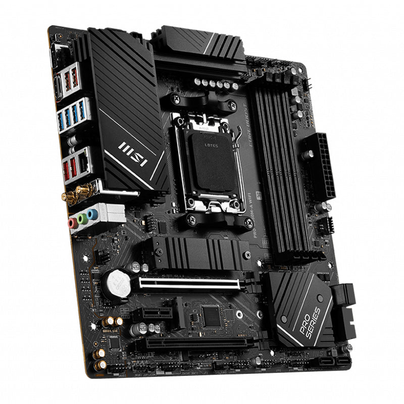 MSI PRO B650M-A WIFI AMD AM5 MATX Motherboard, 4x DDR5 ~128GB, 1x PCI-E x16, 2x M.2, 4x SATA,  8x... - Image 3