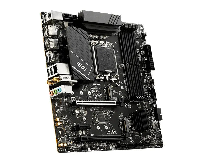 MSI PRO B760M-A WIFI DDR5, LGA1700, B760, 4xDDR5 6800+, 2xM.2, WiFi 6E, BT5.3, 2.5G LAN, 2yr wty... - Image 3