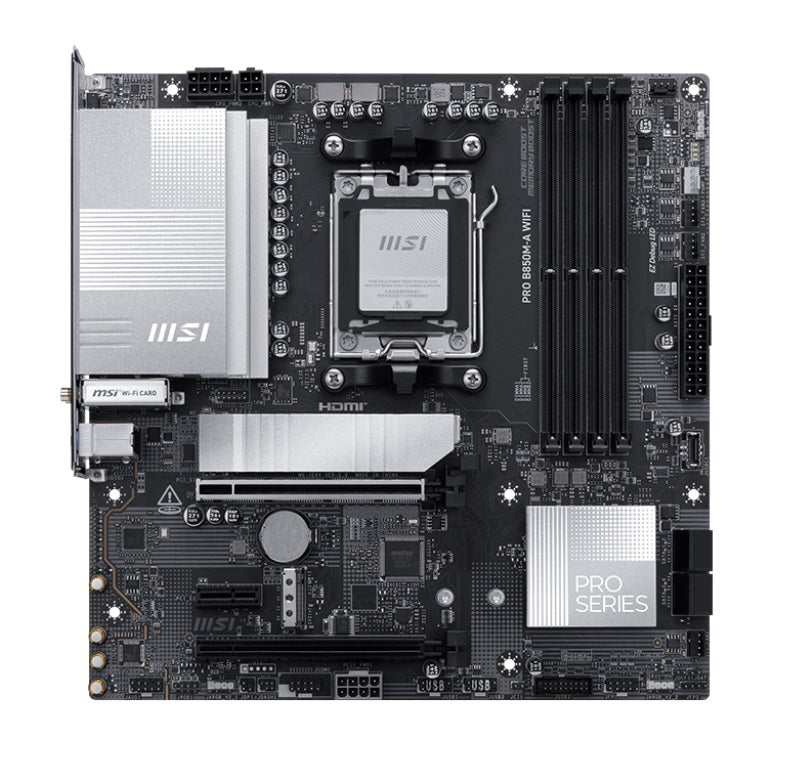 MSI PRO B850M-A WIFI, AM5, 4x DDR5 256GB, 1x HDMI, 1x PCI-E x16 slot, 3x M.2,4x USB2.0, 3x USB C,... - Image 4