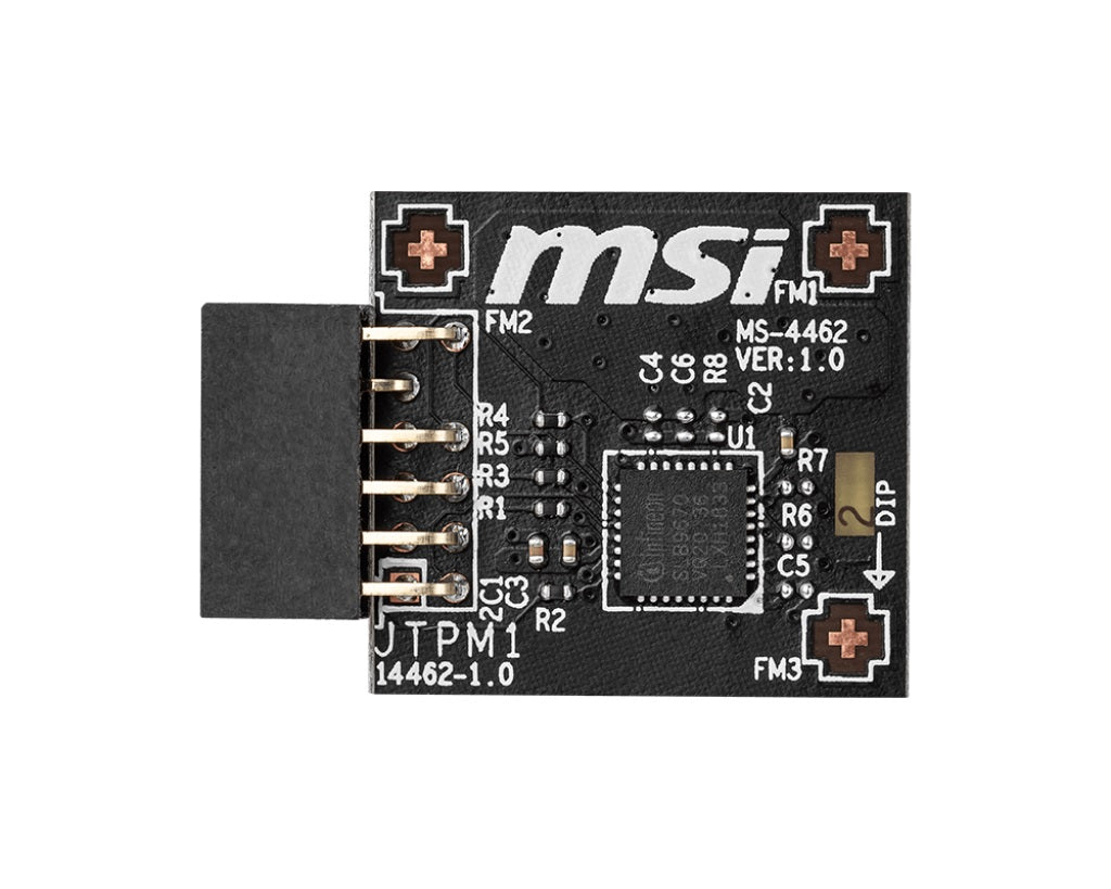 MSI TPM 2.0 Module (MS-4462) SPI Interface, 12-1 Pin, Supports MSI Intel 400 Series Motherboards... - Image 3