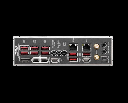 MSI MPG X870E CARBON WIFI, AMD AM5 ATX Motherboard 4x DDR5~256GB, 3x PCIe x16, 4x M.2, 9x USB 3.2... - Image 4