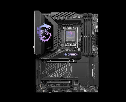 MSI MPG Z890 CARBON WIFI INTEL Z890  Motherboard, 4x DDR5 256GB, 3x PCI-E x 16, 5x M.2, 4x SATA 6... - Image 2