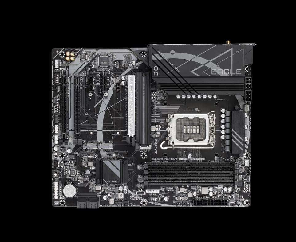 Gigabyte Z790 EAGLE AX Intel LGA 1700 ATX Motherboard, 4x DDR5 ~192GB, 3x PCI-E x16, 3x M.2, 4x S... - Image 3