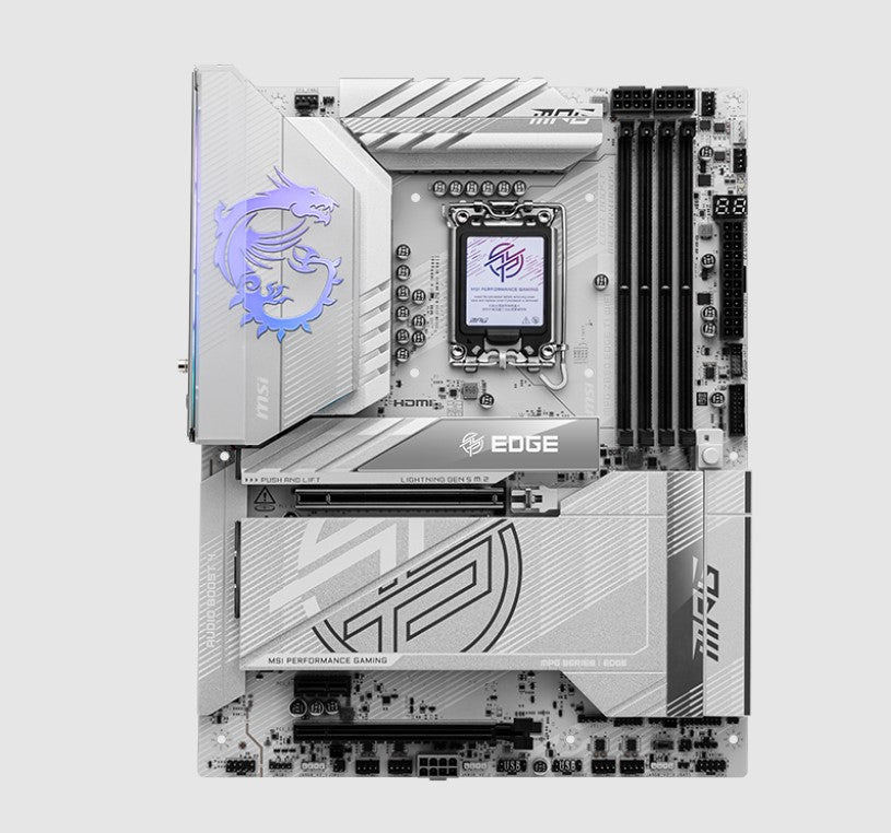 MSI MPG Z890 EDGE TI WIFI, INTEL Z890, 4x DDR5 256GB, 1x HDMI, 2x PCI-E x16 slot, 1x PCI-E x1, 5x... - Image 2