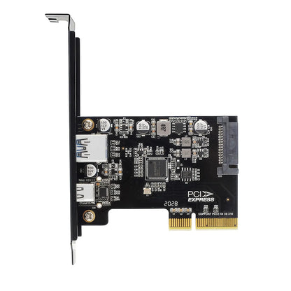 (LS)Simplecom EC312v2 PCIe x4 to 2-Port USB 3.2 Gen II 10Gbps USB-C and USB-A Expansion Card - Ba... - Image 3
