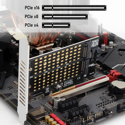 (LS)Simplecom EC412v2 NVMe and SATA M.2 SSD to PCIe x4 Expansion Card - Motherboards - Image 4