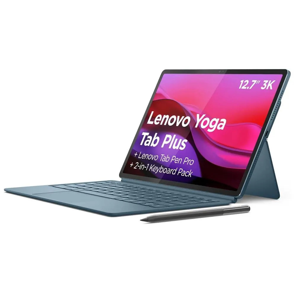 Lenovo Yoga Tab Plus AI Wi-Fi 12.7' 16GB/512GB with Keyboard  Pen - Tidal Teal(ZAEG0045AU)*AU STO...