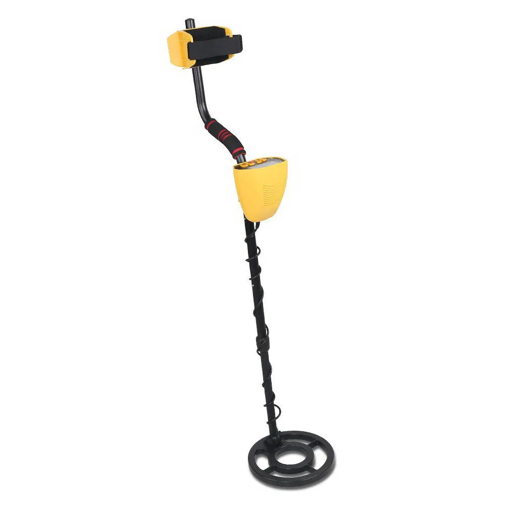 Metal Detector 180MM Deep Sensitive Water Resistant Treasure Hunter Gold Digger Yellow