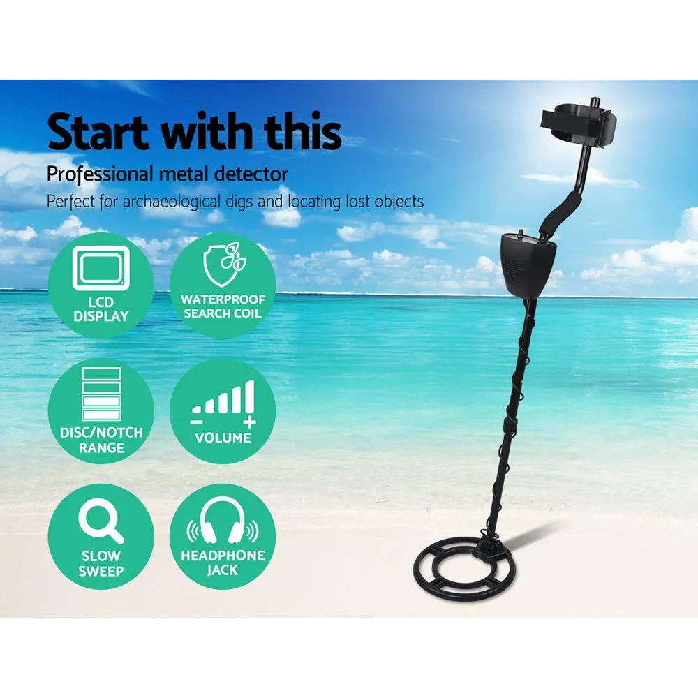 Metal Detector 220MM Deep Sensitive Water Resistant Treasure Hunter Gold Digger - Image 3