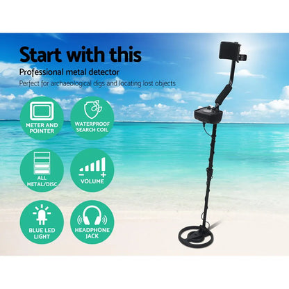 Metal Detector 160MM Deep Sensitive Water Resistant Treasure Hunter Gold Digger - Image 3