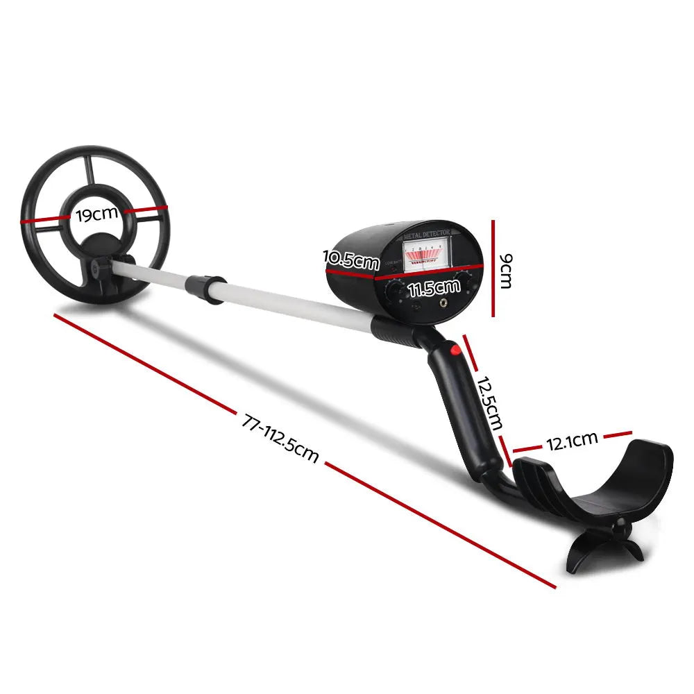 Metal Detector 180MM Deep Sensitive Water Resistant Treasure Hunter Gold Digger Black - Image 2