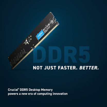 Crucial 16GB (1x16GB) DDR5 UDIMM 4800MHz CL40 Desktop PC Memory - Image 2