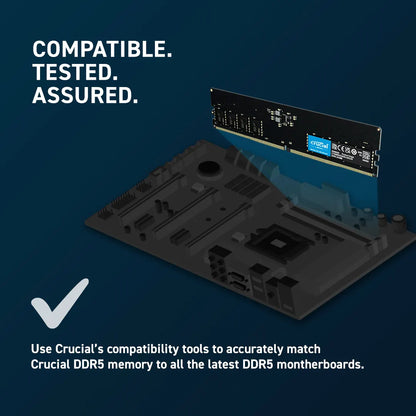 Crucial 16GB (1x16GB) DDR5 UDIMM 5600MHz CL46 Desktop PC Memory - Image 4
