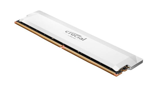 Crucial Pro 16GB (1x16GB) DDR5 UDIMM 6400MHz CL38 White Heat Spreader Support Intel XMP AMD Ryzen...