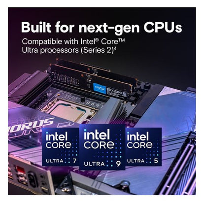 Crucial 16GB (1x16GB) DDR5 CUDIMM 6400MHZ CL52 Desktop PC Memory for Intel Core Ultra Processors... - Image 3