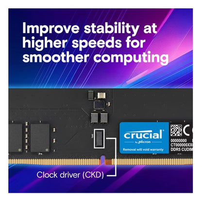 Crucial 16GB (1x16GB) DDR5 CUDIMM 6400MHZ CL52 Desktop PC Memory for Intel Core Ultra Processors... - Image 4