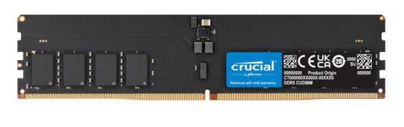 Crucial 32GB (1x32GB) DDR5 CUDIMM 6400MHZ CL52 Desktop PC Memory for Intel Core Ultra Processors...