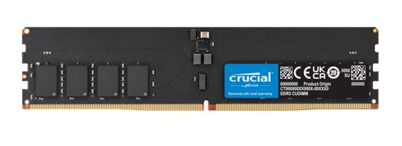 Crucial 64GB (1x64GB) DDR5 CUDIMM 6400MHZ CL52 Desktop PC Memory for Intel Core Ultra Processors...