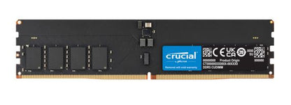 Crucial 64GB (1x64GB) DDR5 CUDIMM 6400MHZ CL52 Desktop PC Memory for Intel Core Ultra Processors...
