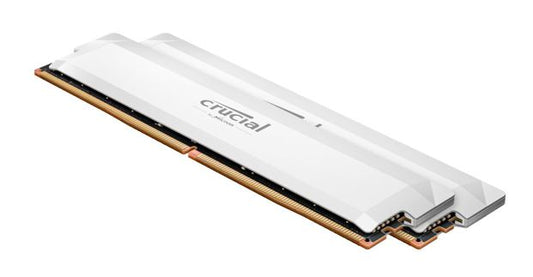 Crucial Pro 32GB (2x16GB) DDR5 UDIMM 6400MHz CL38 White Heat Spreader Support Intel XMP AMD Ryzen...