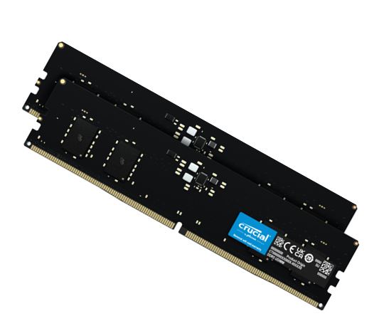 Crucial 64GB (2x32GB) DDR5 UDIMM 5600MHz CL46 Desktop PC Memory ~CT2K32G48C40U5