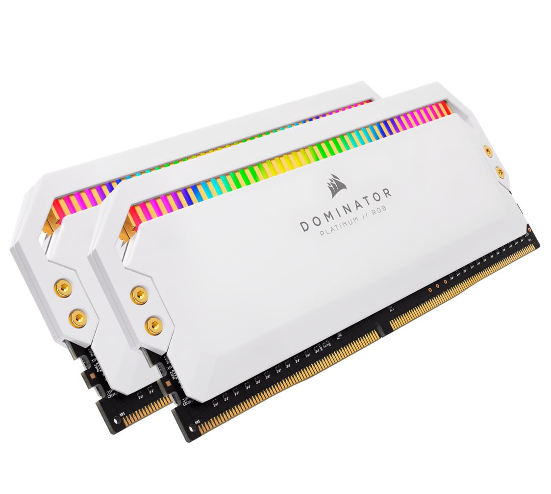 (LS)Corsair Dominator Platinum RGB 16GB (2x8GB) DDR4 3600MHz C18 1.35V UDIMM XMP 2.0 White Heatsp...